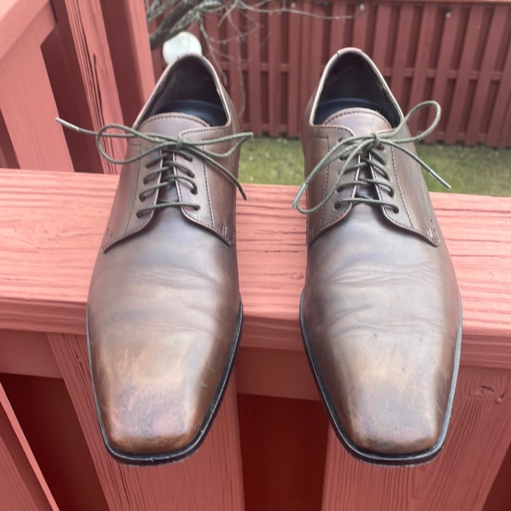 Mens Hugo Boss Recco  Brown Shoes size 9 Style 50130962
